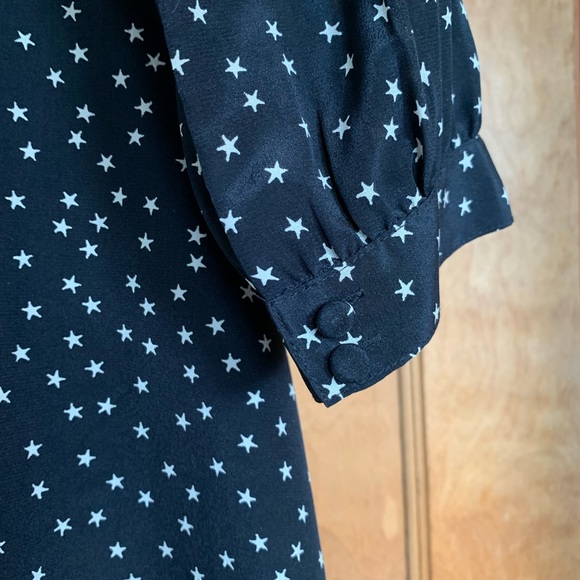 Madewell Wrap Dress, Black, size 4 - Picture 4 of 5